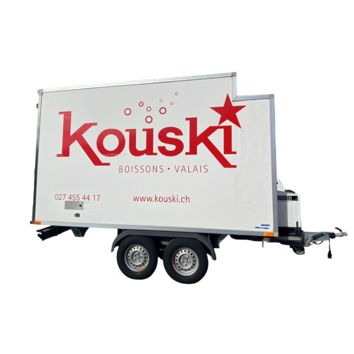 Remorque frigo manifestation